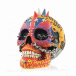 Punk Skull Paperweight
