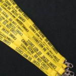 Crime Scene Lanyard