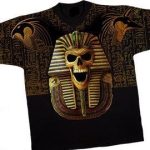 King Tut Skull Printed Both Sides