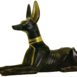 Anubis Large Black Sitting 12 inches Long-HUGE