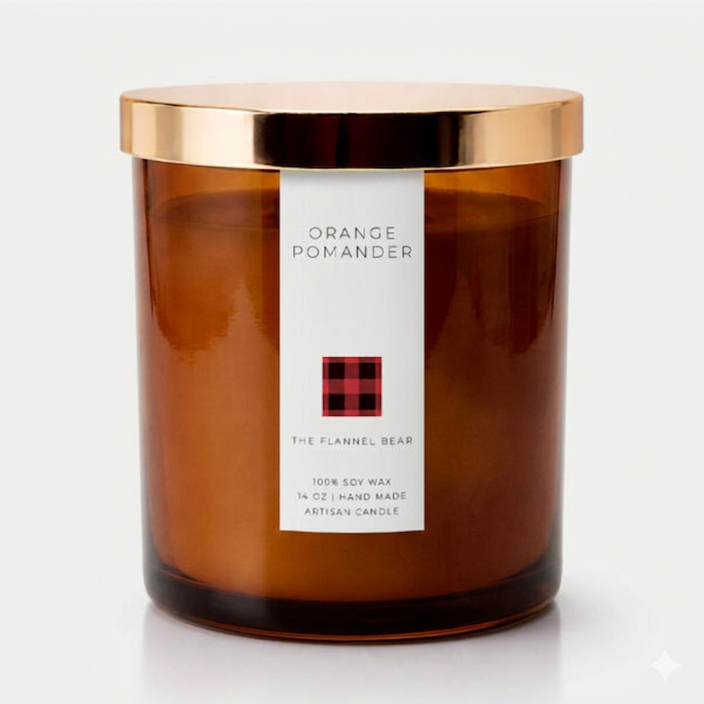 14-oz-Orange-Pomander.png Orange Pomander Artisan Candle - Image 1