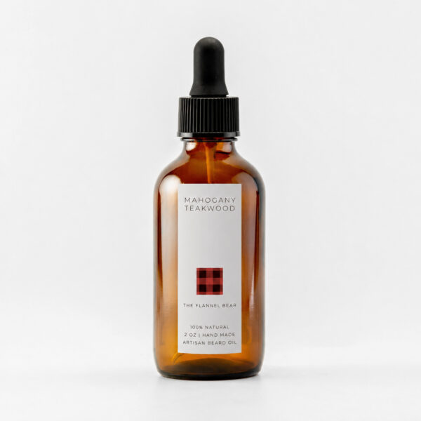 Beard-Oil-Mahogany-Teakwood-2-1-600x600-1-1.jpg Mahogany Teakwood Artisan Beard Oil - Image 1