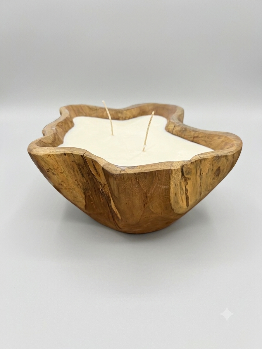 IMG_0640 Forest Tree Bowl Artisan Candle - Image 1
